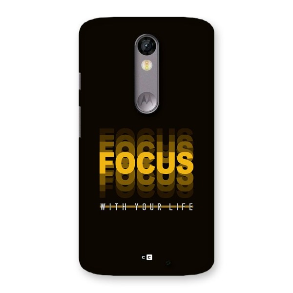 Focus Life Back Case for Moto X Force