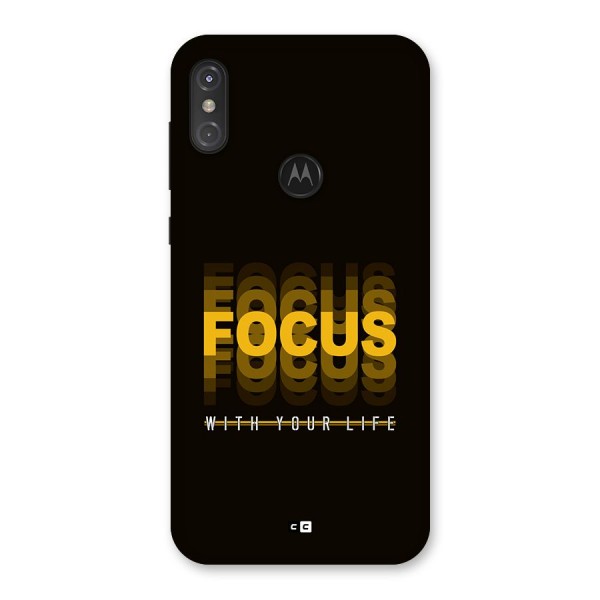 Focus Life Back Case for Motorola One Power