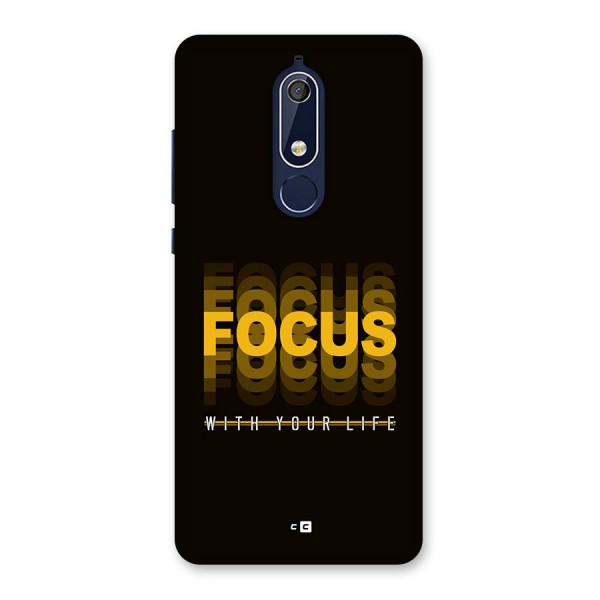 Focus Life Back Case for Nokia 5.1