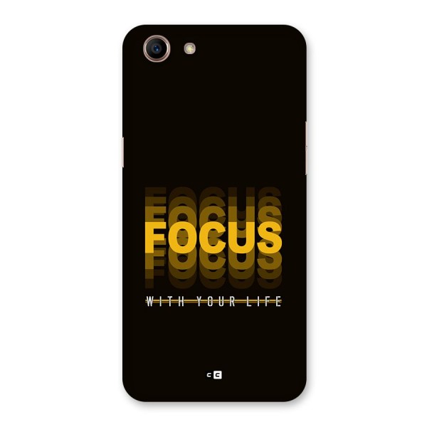 Focus Life Back Case for Oppo A83 (2018)