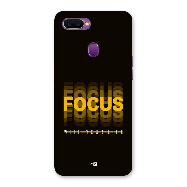 Focus Life Back Case for Oppo F9