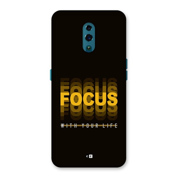 Focus Life Back Case for Oppo Reno