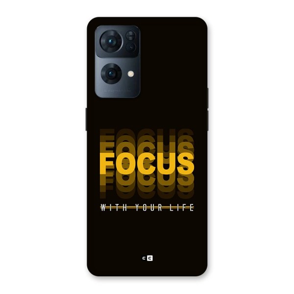 Focus Life Back Case for Oppo Reno7 Pro 5G