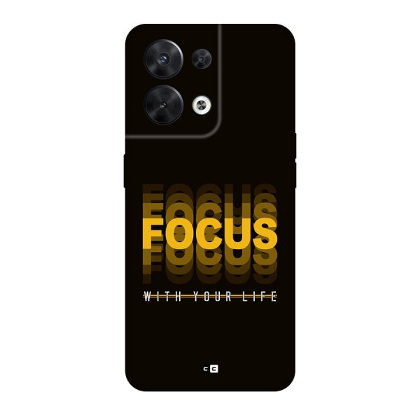 Focus Life Back Case for Oppo Reno8 5G