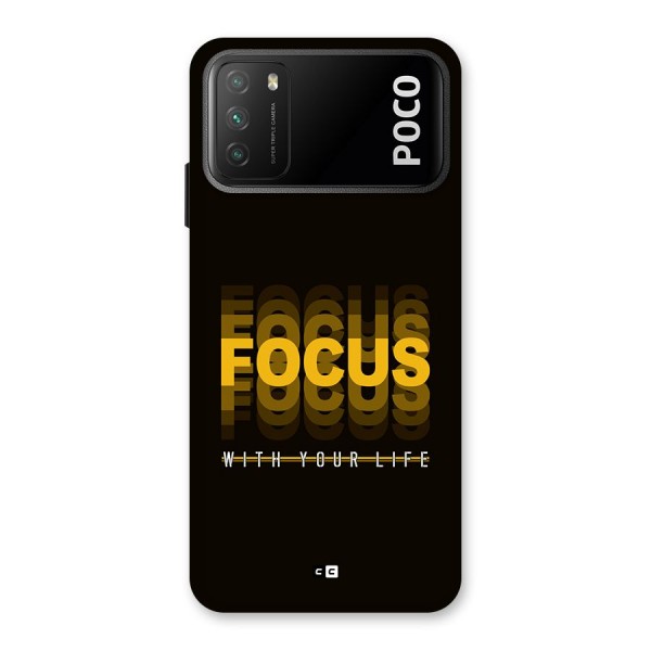 Focus Life Back Case for Poco M3