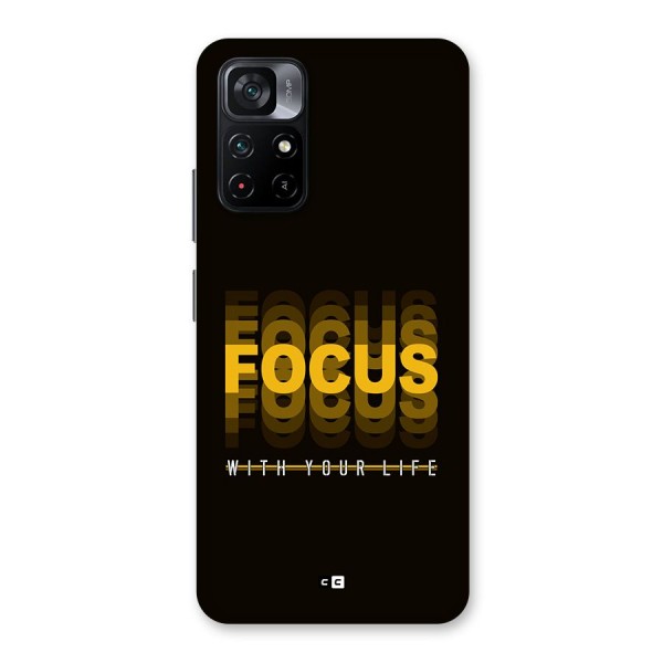 Focus Life Back Case for Poco M4 Pro 5G