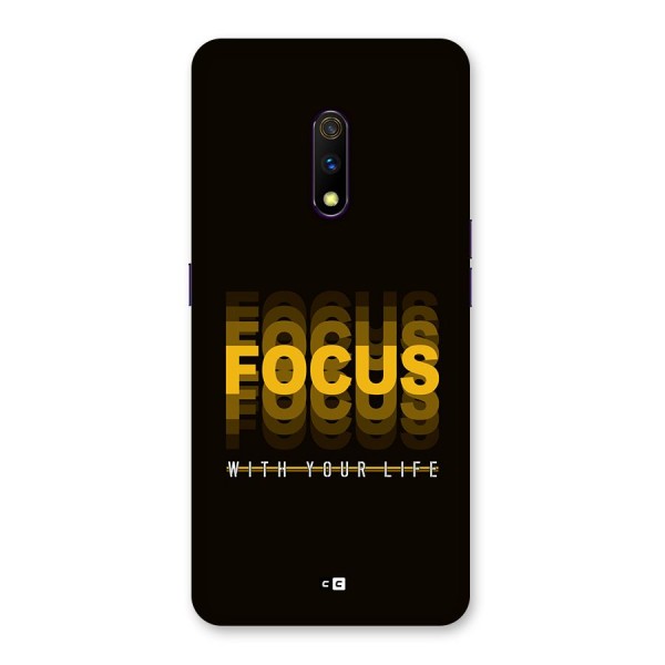 Focus Life Back Case for Realme X