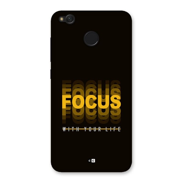 Focus Life Back Case for Redmi 4