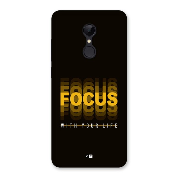 Focus Life Back Case for Redmi 5