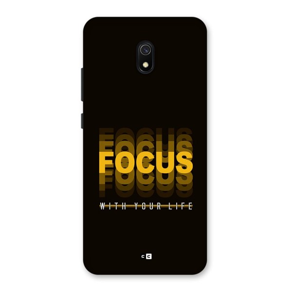 Focus Life Back Case for Redmi 8A