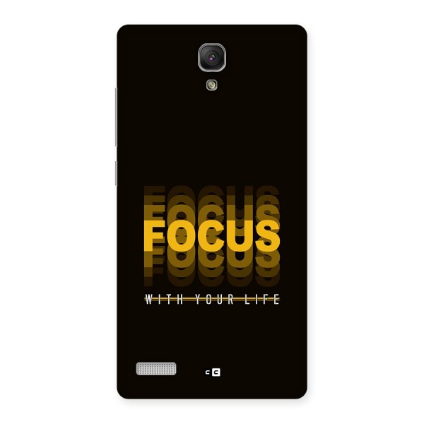 Focus Life Back Case for Redmi Note