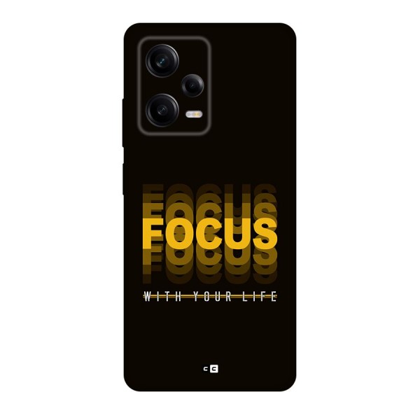 Focus Life Back Case for Redmi Note 12 Pro