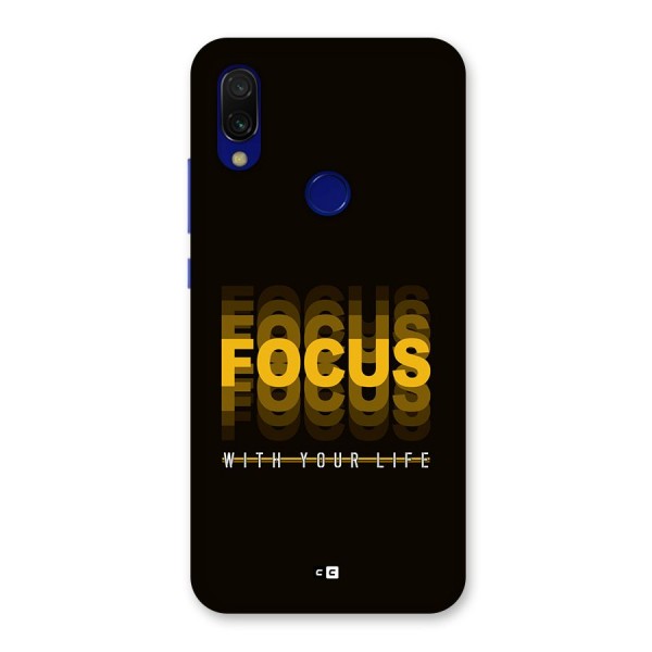 Focus Life Back Case for Redmi Y3