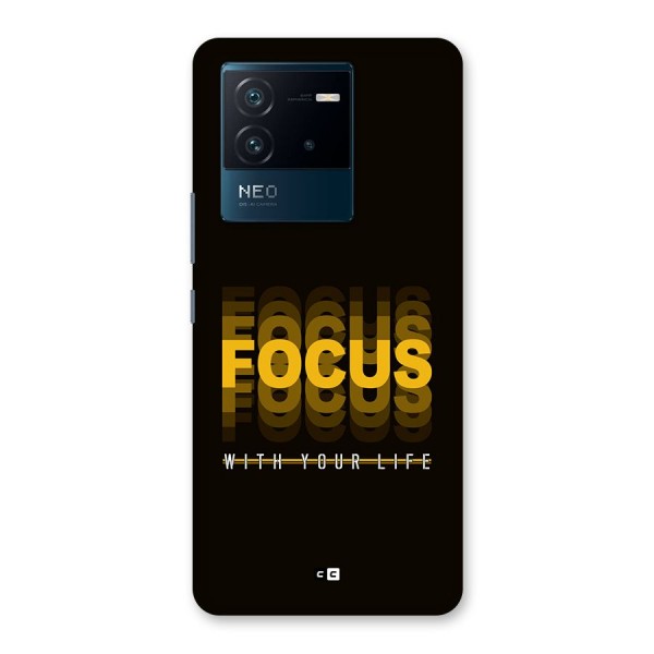 Focus Life Back Case for Vivo iQOO Neo 6 5G