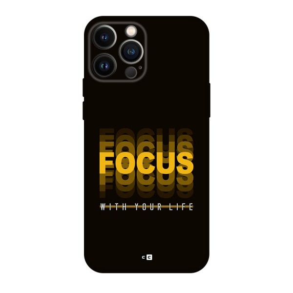 Focus Life Back Case for iPhone 13 Pro Max