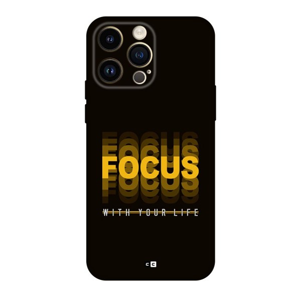 Focus Life Back Case for iPhone 14 Pro Max