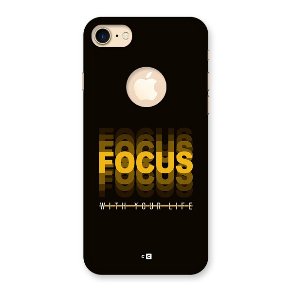 Focus Life Back Case for iPhone 8 Logo Cut