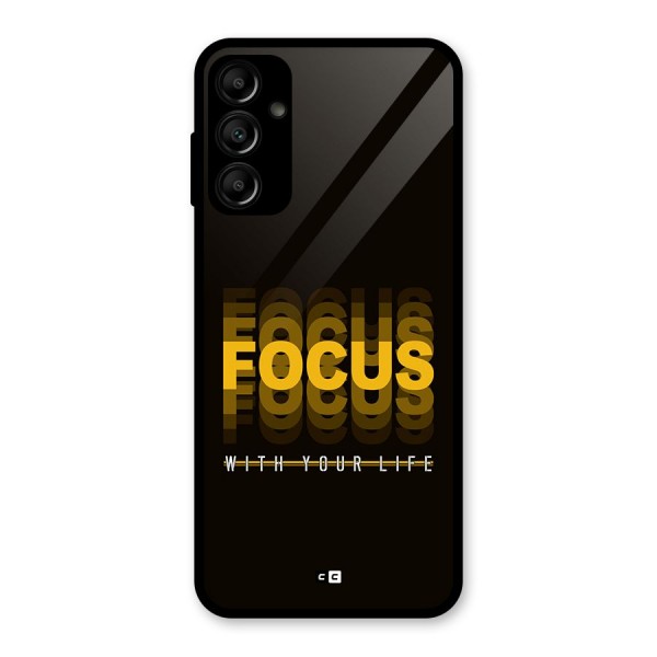 Focus Life Glass Back Case for Galaxy A14 5G