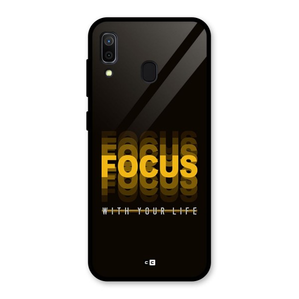 Focus Life Glass Back Case for Galaxy A30