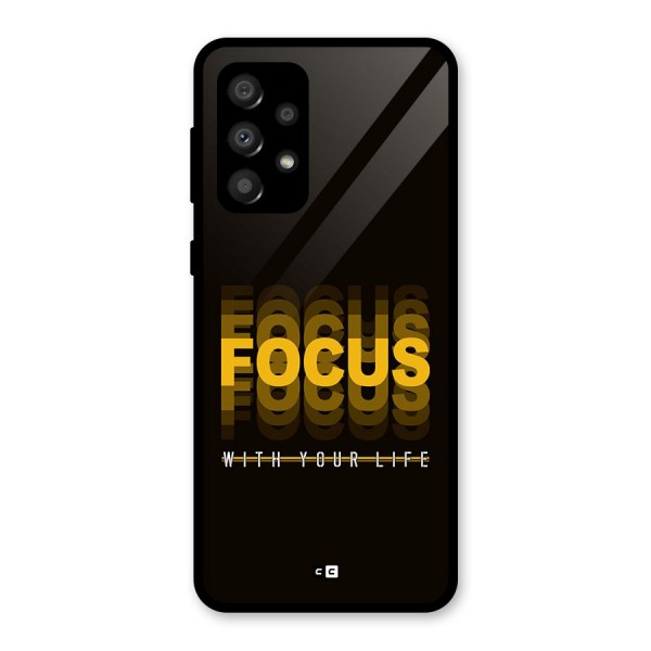 Focus Life Glass Back Case for Galaxy A32