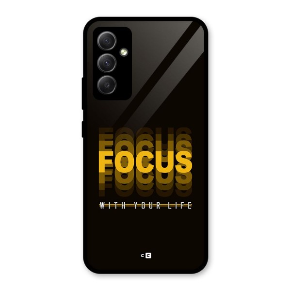 Focus Life Glass Back Case for Galaxy A34