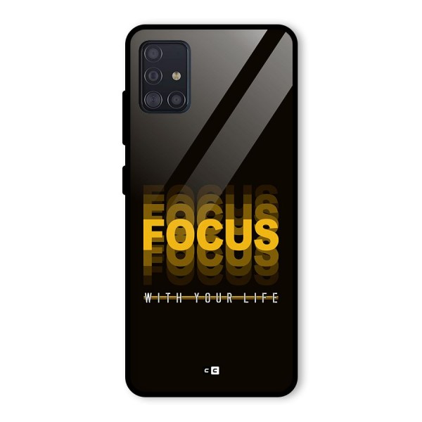 Focus Life Glass Back Case for Galaxy A51