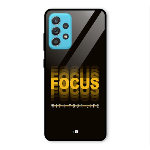 Focus Life Glass Back Case for Galaxy A52s 5G