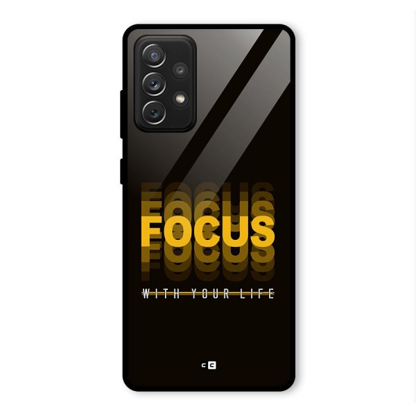 Focus Life Glass Back Case for Galaxy A72