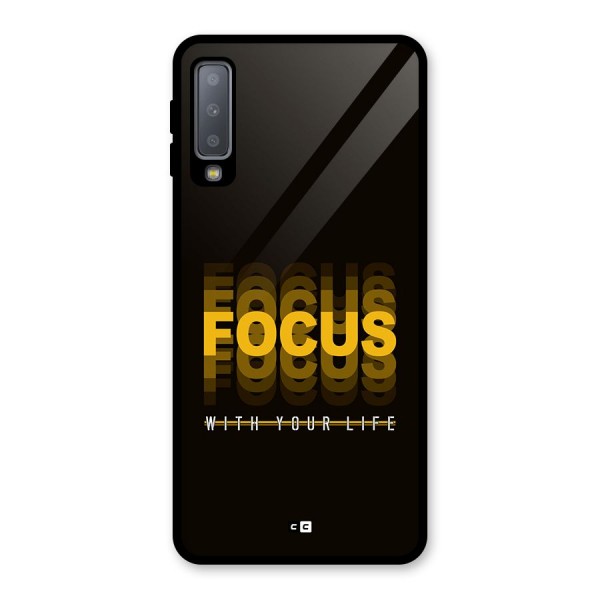 Focus Life Glass Back Case for Galaxy A7 (2018)