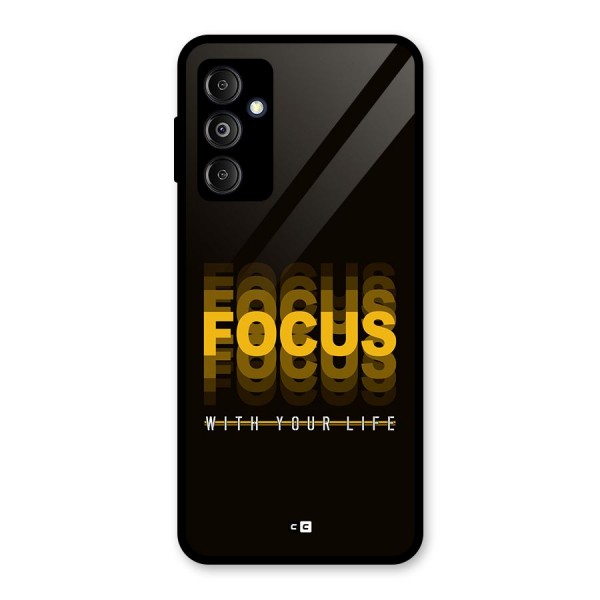 Focus Life Glass Back Case for Galaxy M14 5G