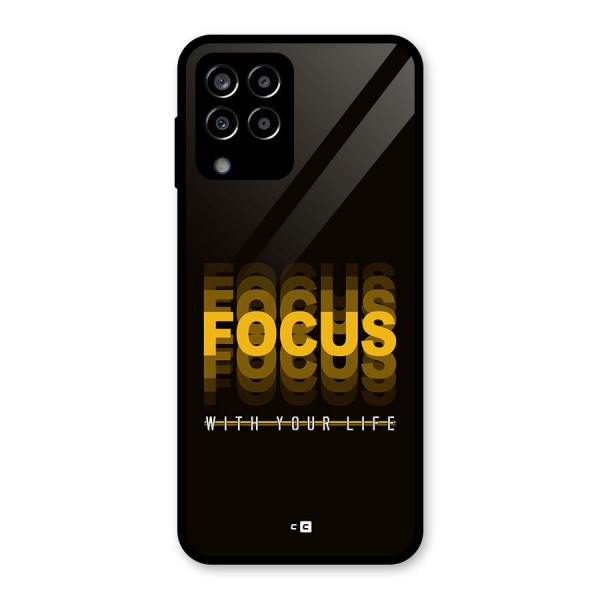 Focus Life Glass Back Case for Galaxy M33