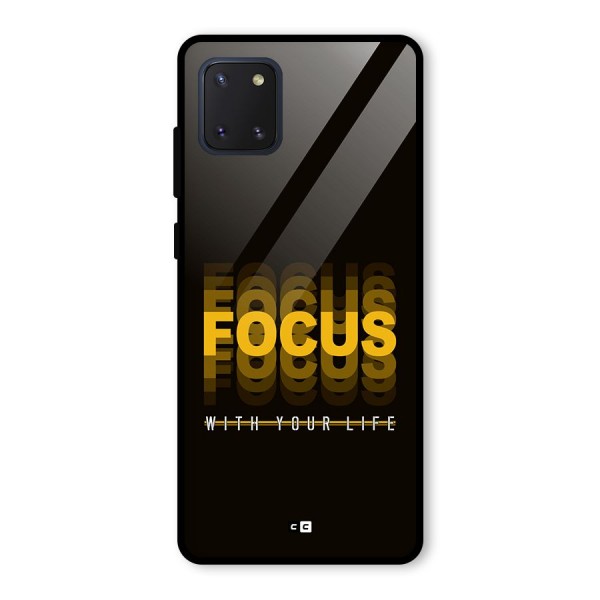 Focus Life Glass Back Case for Galaxy Note 10 Lite