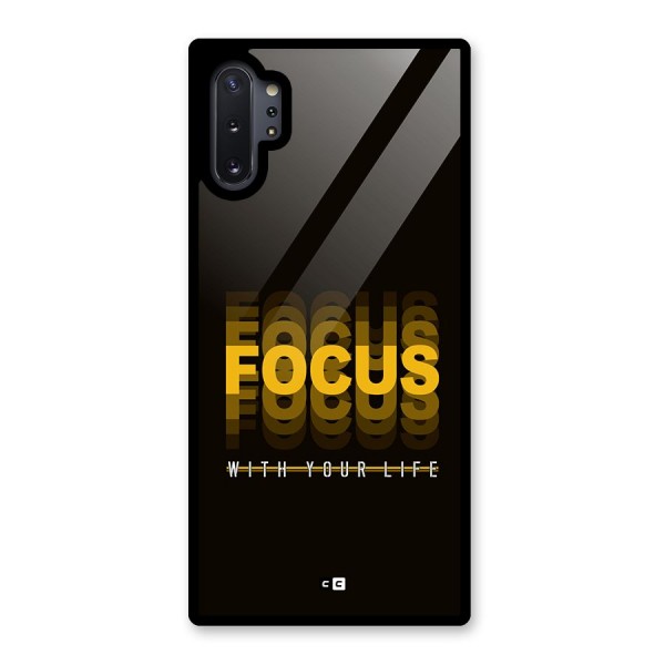 Focus Life Glass Back Case for Galaxy Note 10 Plus