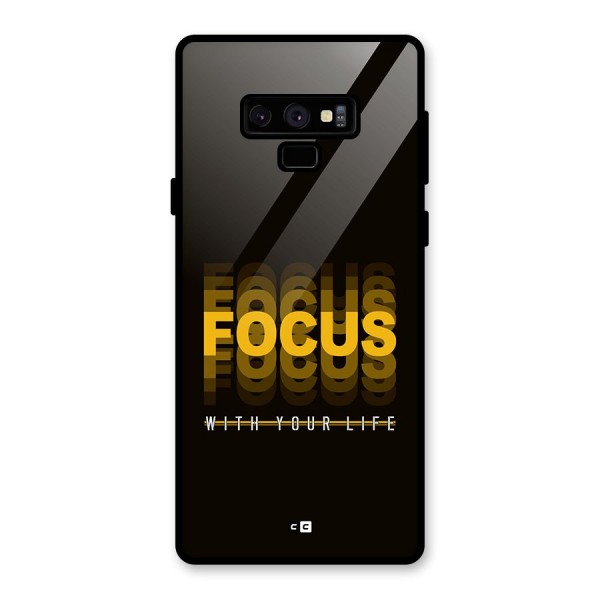 Focus Life Glass Back Case for Galaxy Note 9