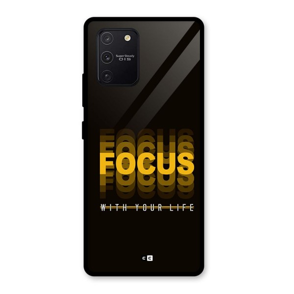 Focus Life Glass Back Case for Galaxy S10 Lite