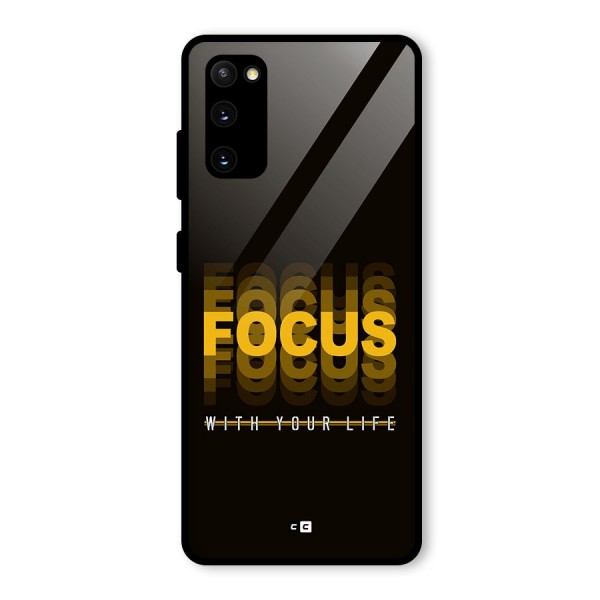 Focus Life Glass Back Case for Galaxy S20 FE 5G