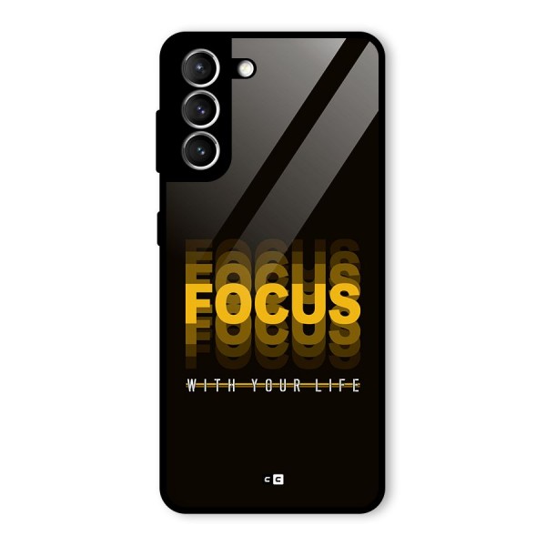 Focus Life Glass Back Case for Galaxy S21 5G