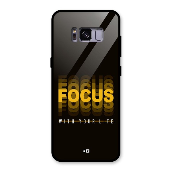 Focus Life Glass Back Case for Galaxy S8