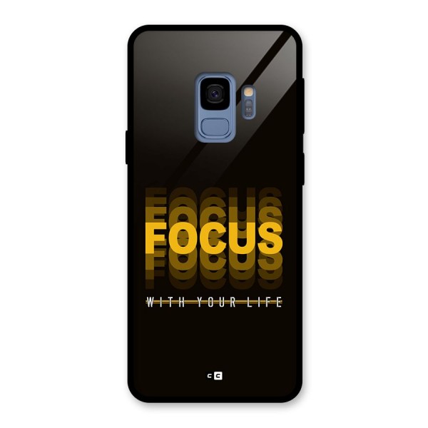 Focus Life Glass Back Case for Galaxy S9