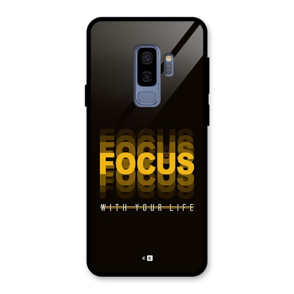 Focus Life Glass Back Case for Galaxy S9 Plus