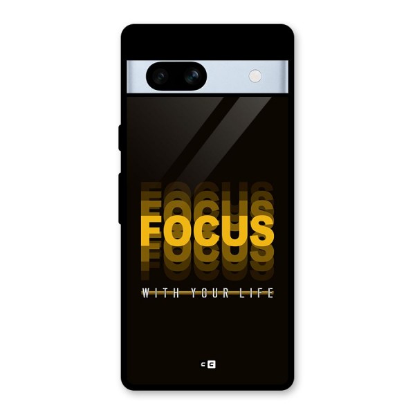 Focus Life Glass Back Case for Google Pixel 7a