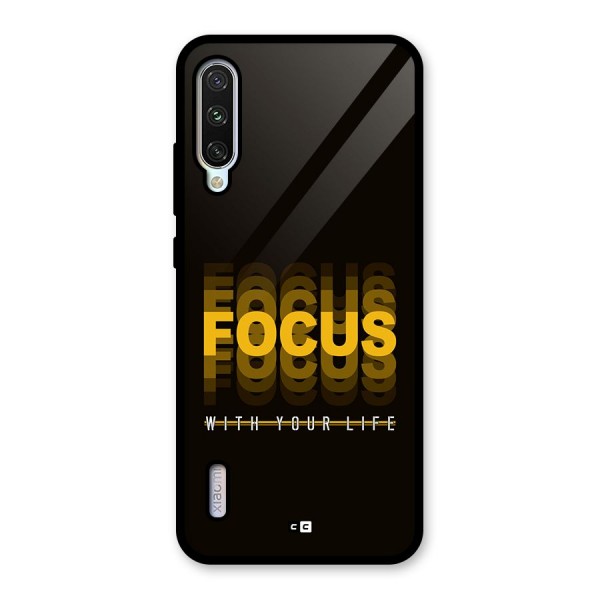 Focus Life Glass Back Case for Mi A3