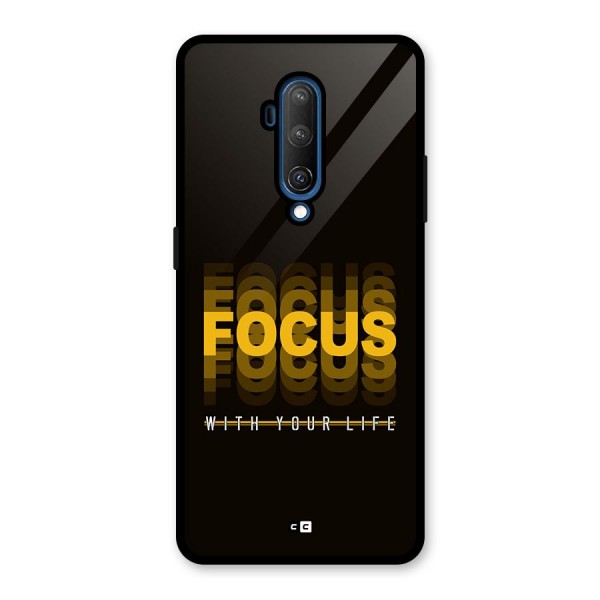 Focus Life Glass Back Case for OnePlus 7T Pro