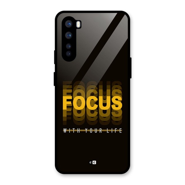 Focus Life Glass Back Case for OnePlus Nord