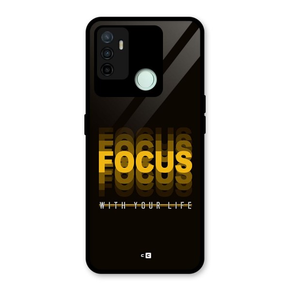 Focus Life Glass Back Case for Oppo A53