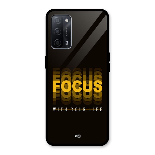 Focus Life Glass Back Case for Oppo A53s 5G