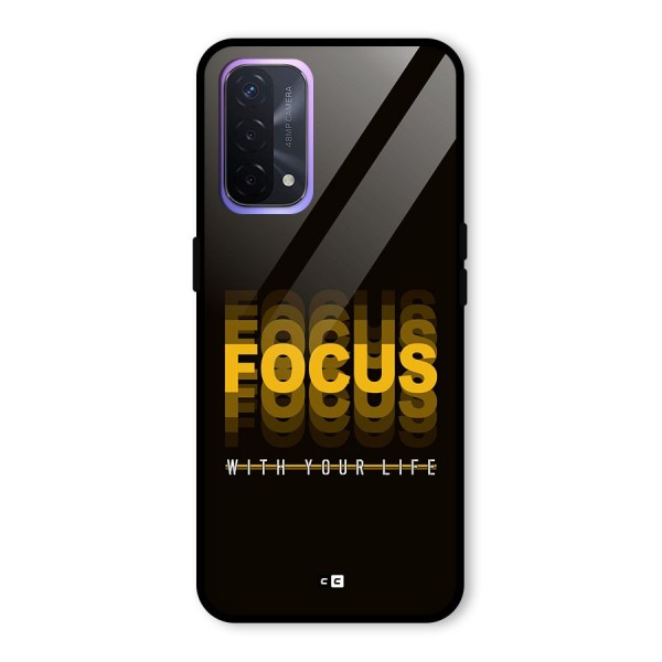 Focus Life Glass Back Case for Oppo A74 5G