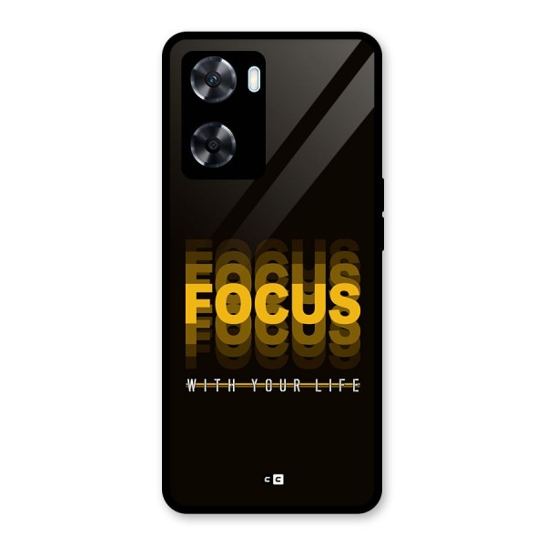 Focus Life Glass Back Case for Oppo A77s