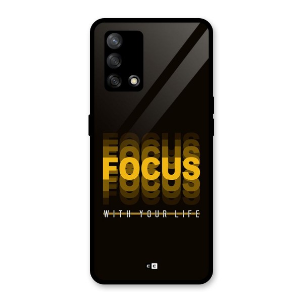 Focus Life Glass Back Case for Oppo F19