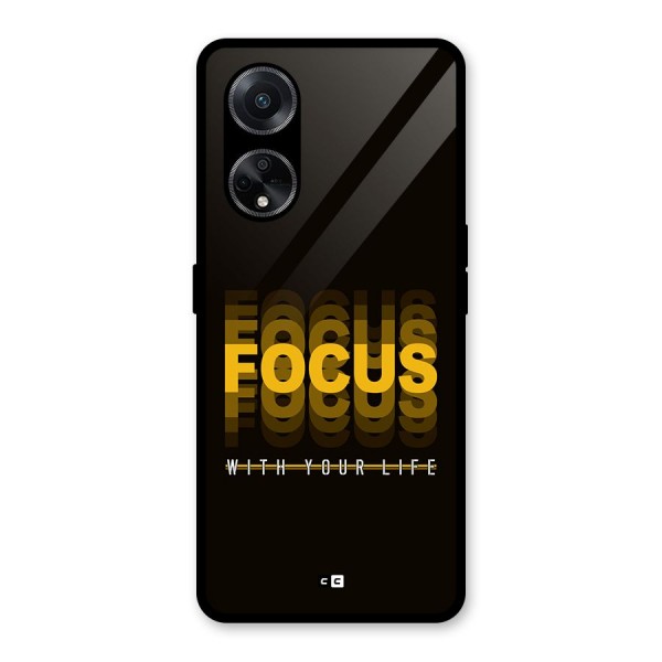 Focus Life Glass Back Case for Oppo F23